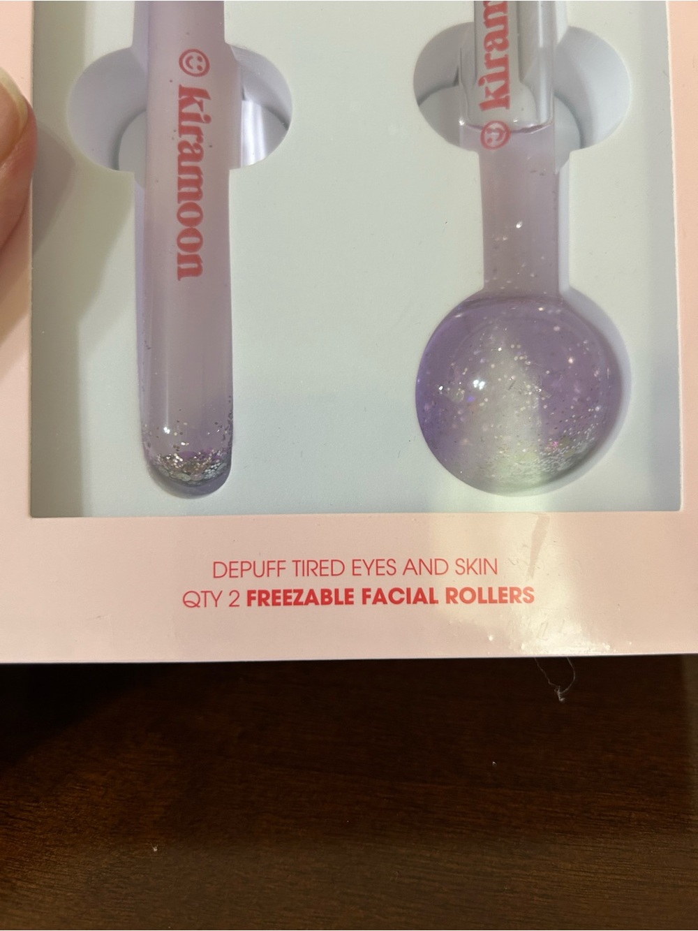 Kiramoon Moon Globes Lavender Freezable Facial Rollers MSRP $42 - Picture 3 of 13